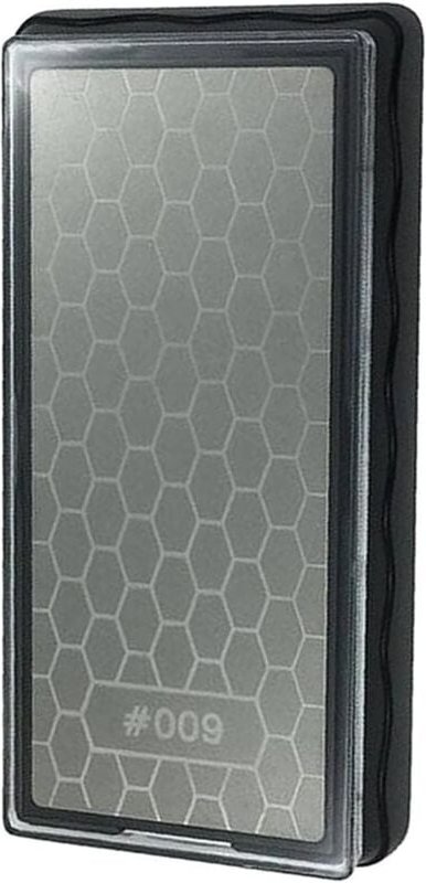 Csparkv - cpsarkv Doppelseitiger Diamant-Schleifstein, Wabenoberflächenplatte mit rutschfester Basis für Scherenmesser,