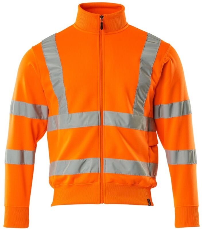 Mascot Warnschutz Sweatshirt MARINGA SAFE CLASSIC mit Reißverschluss 50115 Gr. 2XL warnorange