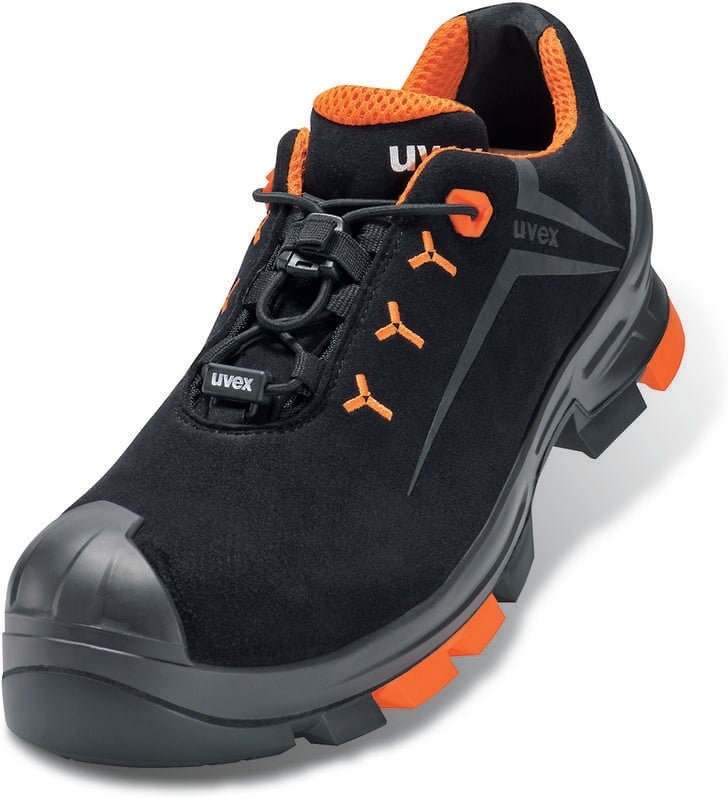 Uvex - 2 Sicherheits-Halbschuh Gr.39 W11 S3L esd sr schwarz/orange 6508.2