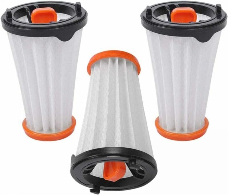 Set mit 3 Ersatzfiltern für AEG/Electrolux Rapido und Ergorapido Staubsauger. Ersetzt aeg aef 144 / Electrolux EF144