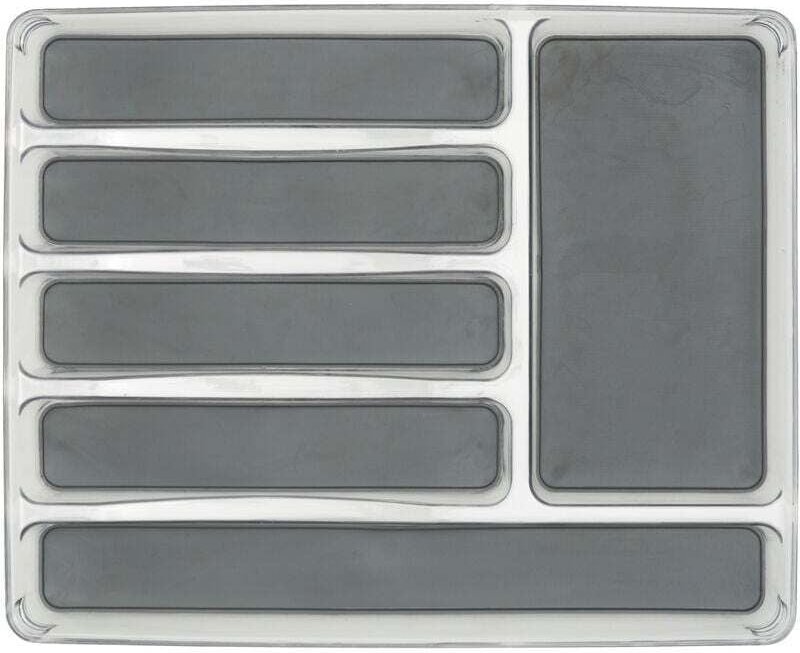 Range Couvert tiroir 6 compartiments WENKO, Aménagement cuisine, Antidéparant, Adapté aux tiroirs courants, PET, 32x4,5x...