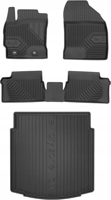 SET 77 Fußmatten und Fußmatten Toyota Auris 2 Kombi 2012-2018 d