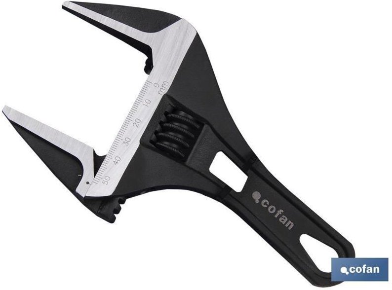 Verstellbarer Schraubenschlüssel, große Öffnung, 12, kurz