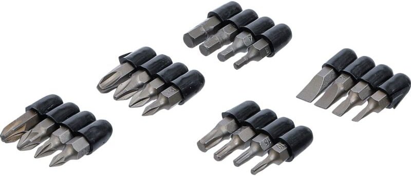 Bit-Satz Antrieb Außensechskant 6,3 mm (1/4") 20-tlg.