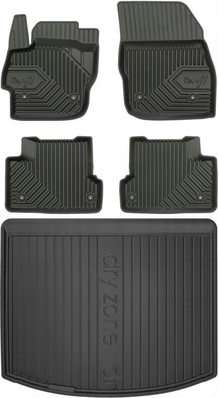 SET 77 Fußmatten und Matten Mazda 3 2 Schrägheck 2008-2014 d