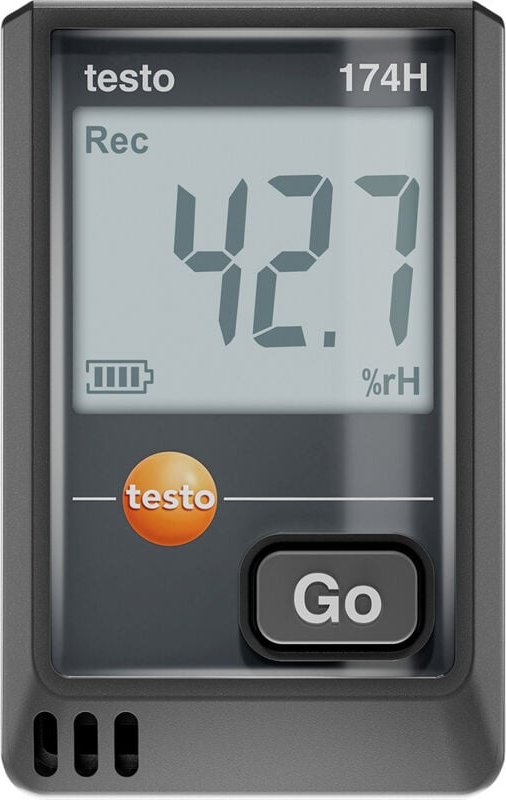 0572 1741 02 174 h Temperatur-Datenlogger, Bodenfeuchte-Datenlogger -20 bis 70 °c 0 bis 100 - Testo