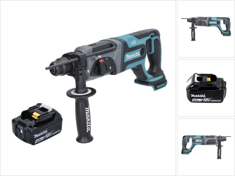 Makita DHR 241 M1 Akku Bohrhammer 18 V 2,0 J SDS plus + 1x Akku 4,0 Ah - ohne Ladegerät