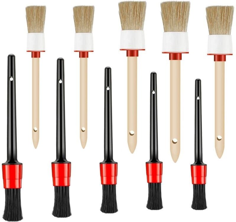 Thumbnail - Auto-Detailing-Bürste zum Reinigen von Rädern, Detailbürste, Auto-Detailing-Kit, Detailbürsten zum Reinigen von Rädern