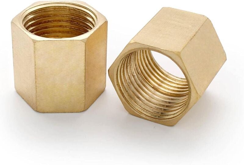 Stück Pneumatikanschluss, 1/2 Zoll Messinghülse, 22 mm langer Innensechskant-Luftanschluss, kann zum Anschließen von Dru...