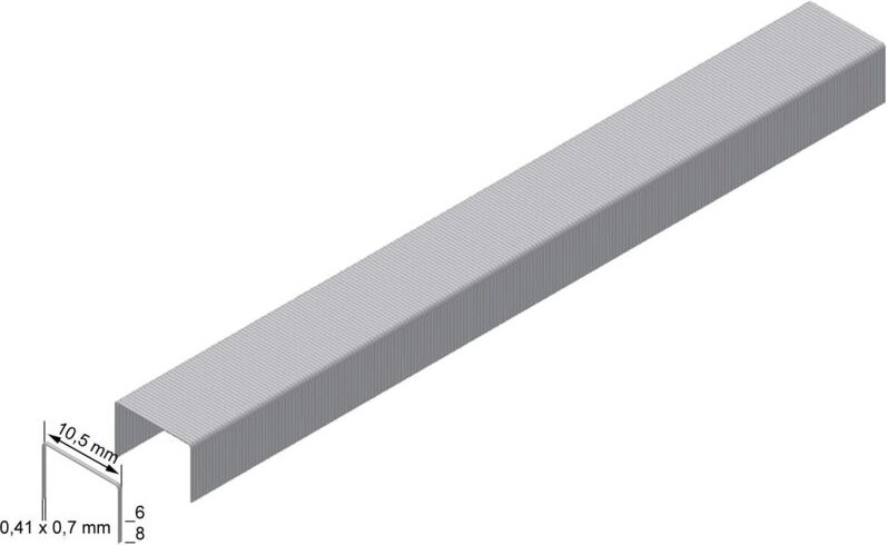 Heftklammern VZ08CNK verzinkt - Prebena