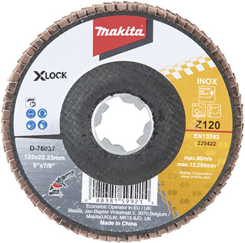 Fächerschleifscheibe 125mm Z120 - Makita