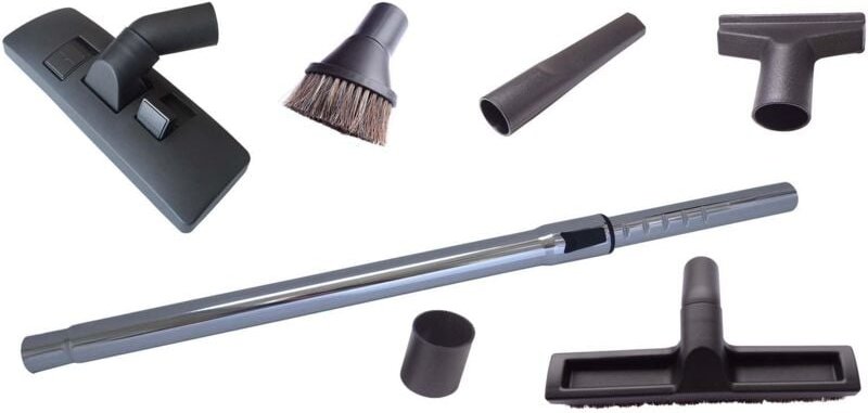 Hossi's Wholesale - 7-teiliges Staubsaugerdüsen-Set inkl. Staubsaugerrohr kompatibel für Rowenta ro 5200... 5299 Compact...