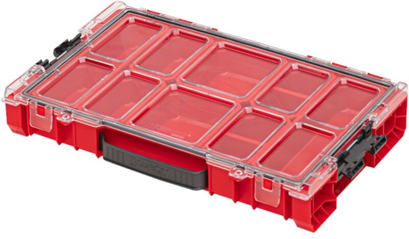 System pro 100 red ultra hd Organizer 452 x 296 x 79 mm 5 l stapelbar IP54 - Qbrick