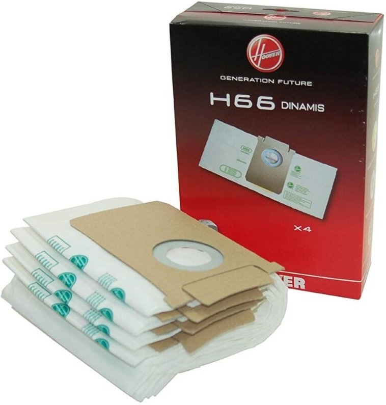 Taschen (x4) H66 Dinamis für Hoover Vakuumreiniger