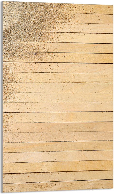 Glasschneidebrett 30x52 Sand