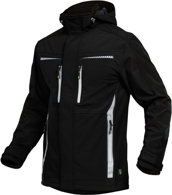 Trizeratop - Leibwächter Sommer-Softshelljacke Herren flexs Gr. s schwarz