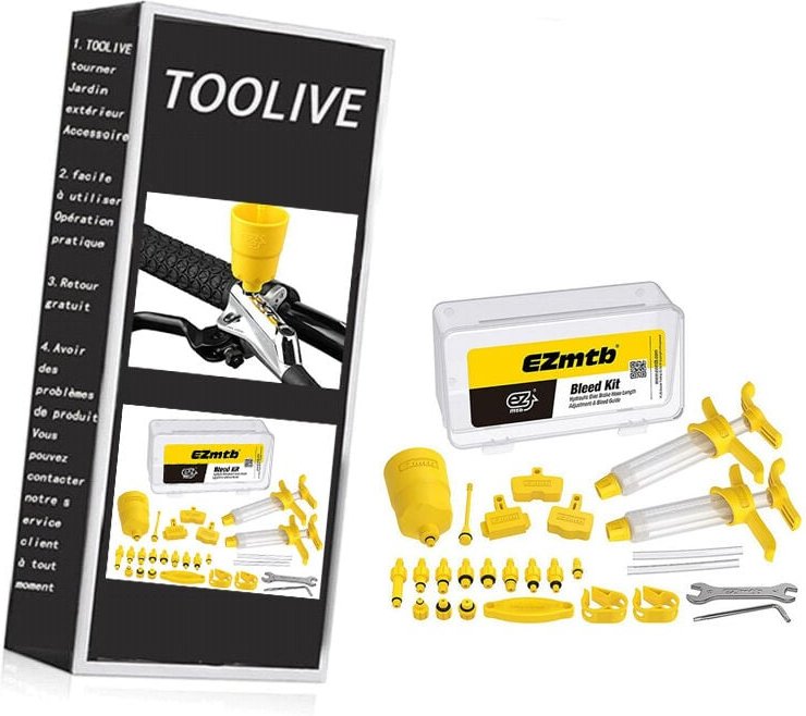 Fahrrad Bremsen entlüftungsset Fahrrad Hydraulische Bremse Mineralöl Entlüftungsset für Shimano, Tektro Bikes, Magura, O...