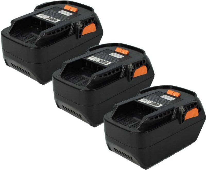 3x Akku kompatibel mit aeg bs 18C, bms 18C, BEX18-125 LI-402C, bho 18, bfl 18, bks 18 Elektrowerkzeug (3000 mAh, Li-Ion,...