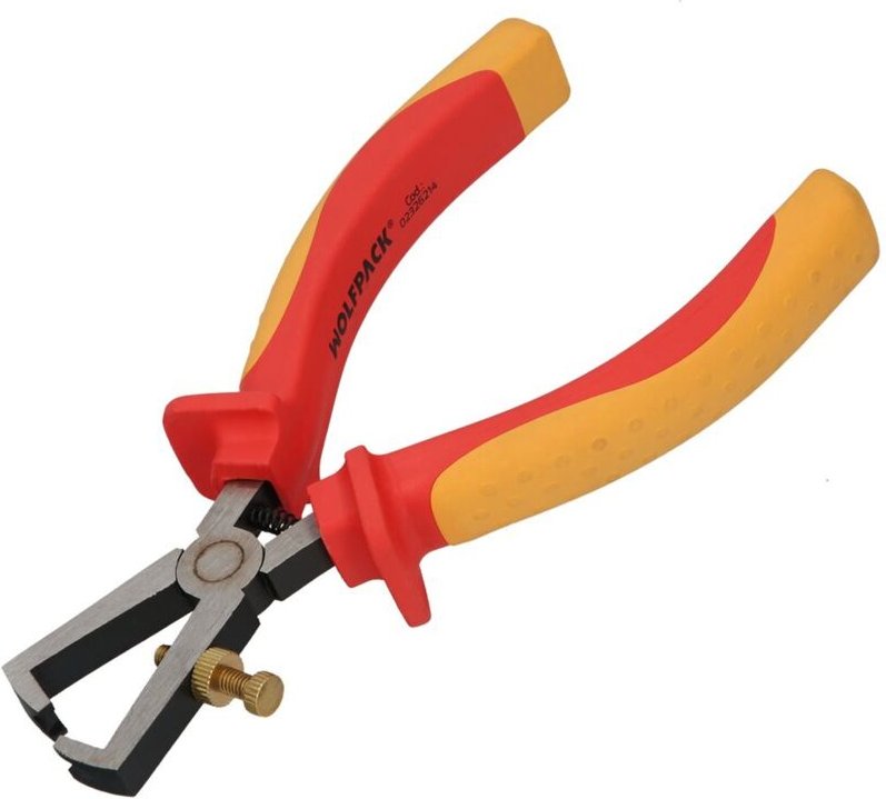 Wolfpack - Kabelabisolierzange 150 mm. Isolierte Griffe aus Chrom-Vanadium-Stahl