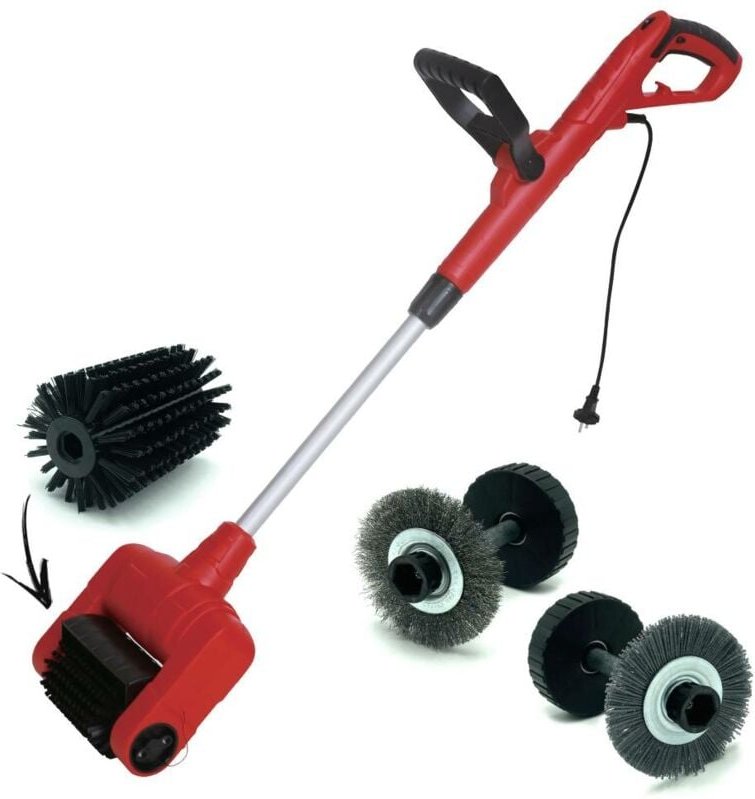 Elektrischer Terrassen- und Bodenreiniger/rotierende MaxiBrush-Bürste - Terre Jardin