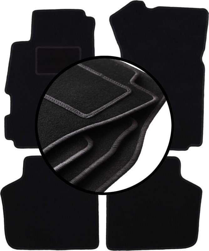 Komplettset Veloursmatten für: Daewoo Arcadia Limousine (1991-1996)