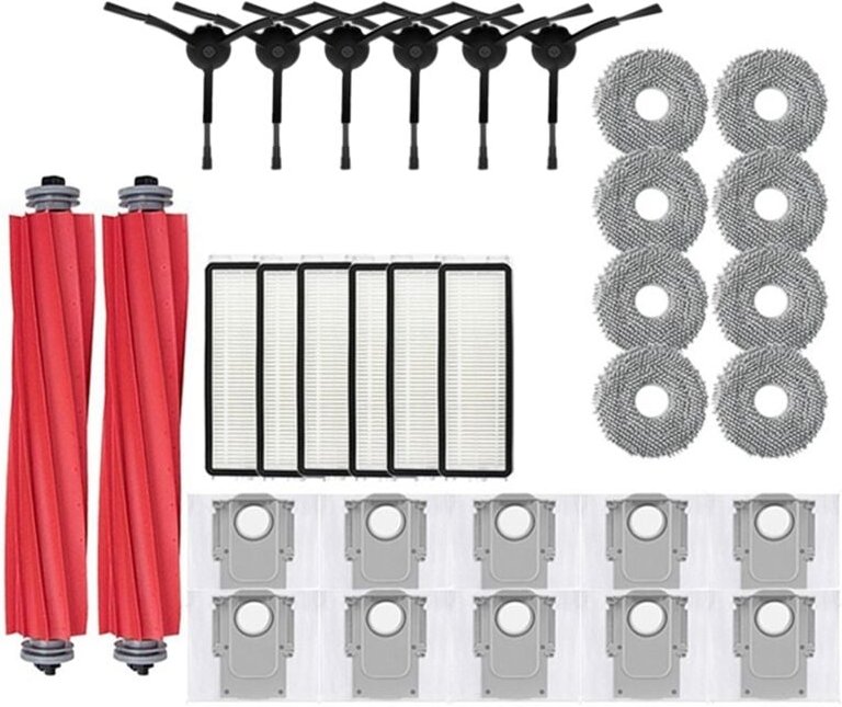 Für Staubsaugerbürste Hepa-Filter Mopptücher Staubbeutel