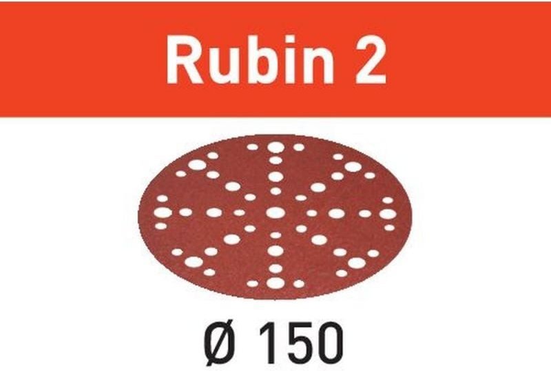 Schleifscheibe stf D150/48 P150 RU2/50 Rubin 2 – 575191 - Festool
