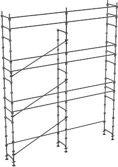 Matisère - Gerüst 56m² - Struktur allein - Strebe Version - DUO56-S