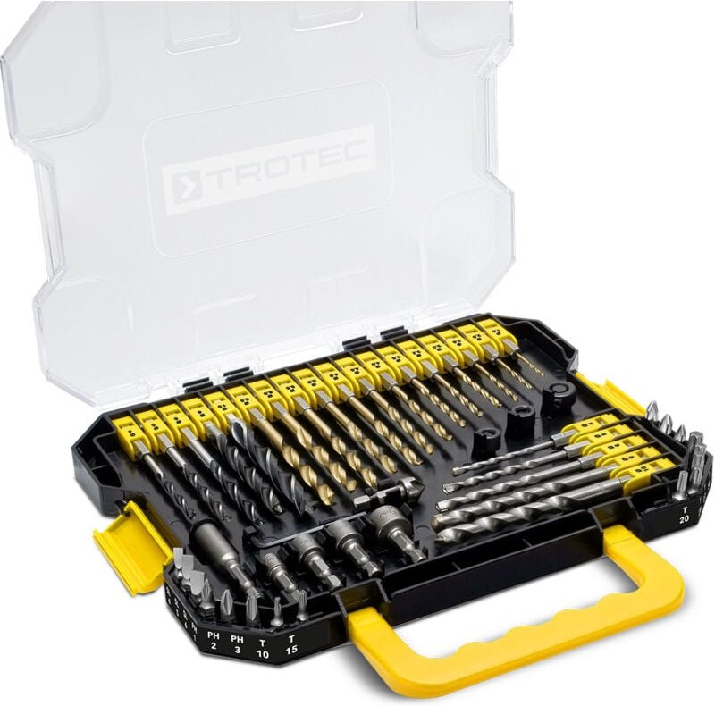 49-teiliges Set Sechskantschaft-Bohrer und Bit-Satz - Trotec