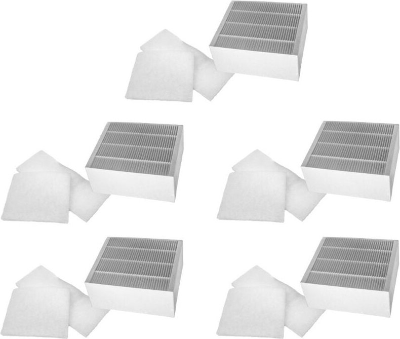 Trade-Shop Filter-Set kompatibel mit Vallox ValloPlus 270 mv/sc/se Lüfter ersetzt 2505 (Filterpaket Nr. 27) - 15in1 (5x ...