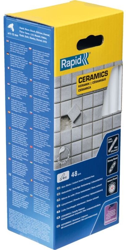 Klebestifte Keramik 190 mm x 48 Sticks - Box Rapid isaberg - 5001415