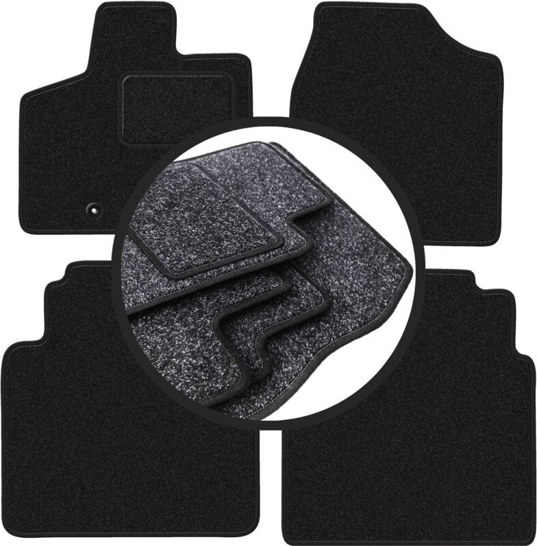 ANTHRA Autofußmatten für: Chrysler Grand Voyager V Minivan (2008-2016)