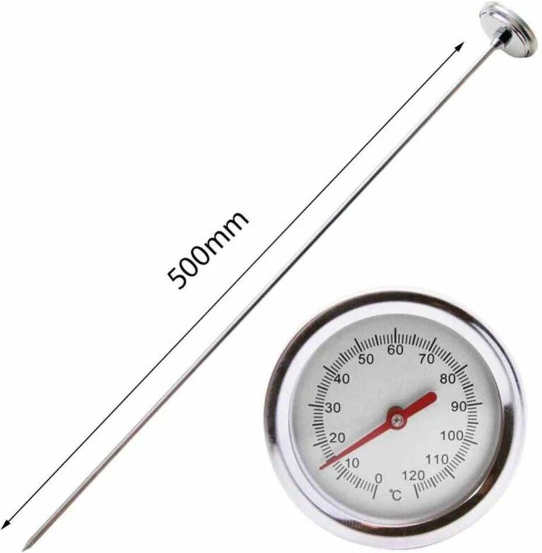 Jalleria - Komposterdetester mit Edelstahlsonde - Garten- und Rasenthermometer Gartenkomposter