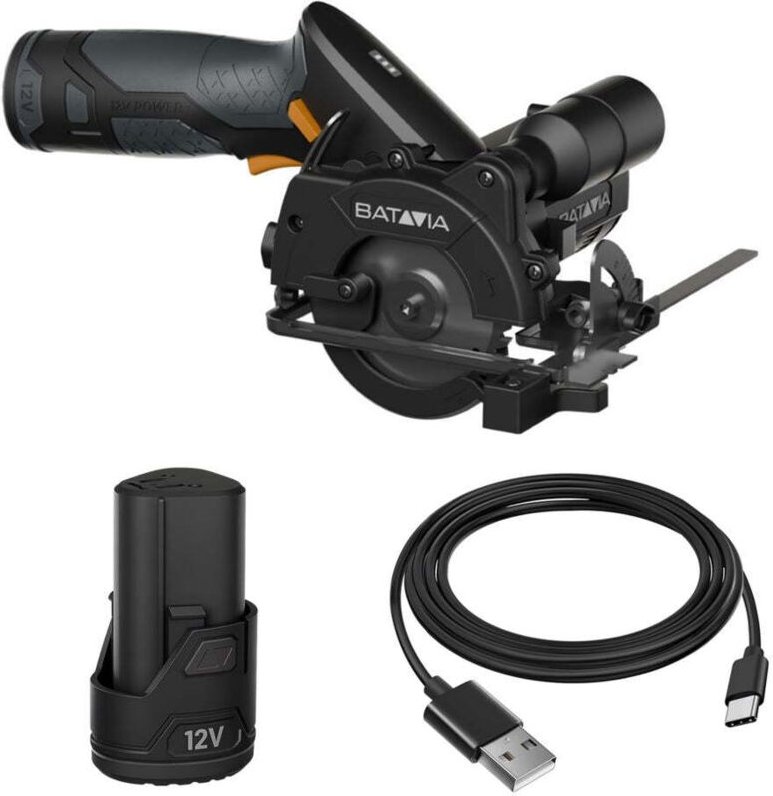 Thumbnail - Batavia - 12V Akku-Kreissäge 85mm - Fixxpack 2.0 Set (inkl. 2.0Ah Akku & usb-c Ladekabel)