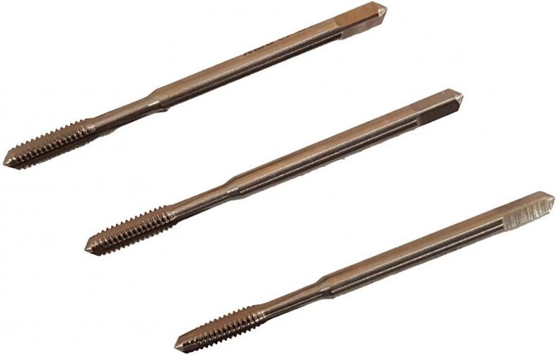 Handgewindebohrer 1/8, 3-teiliger Satz