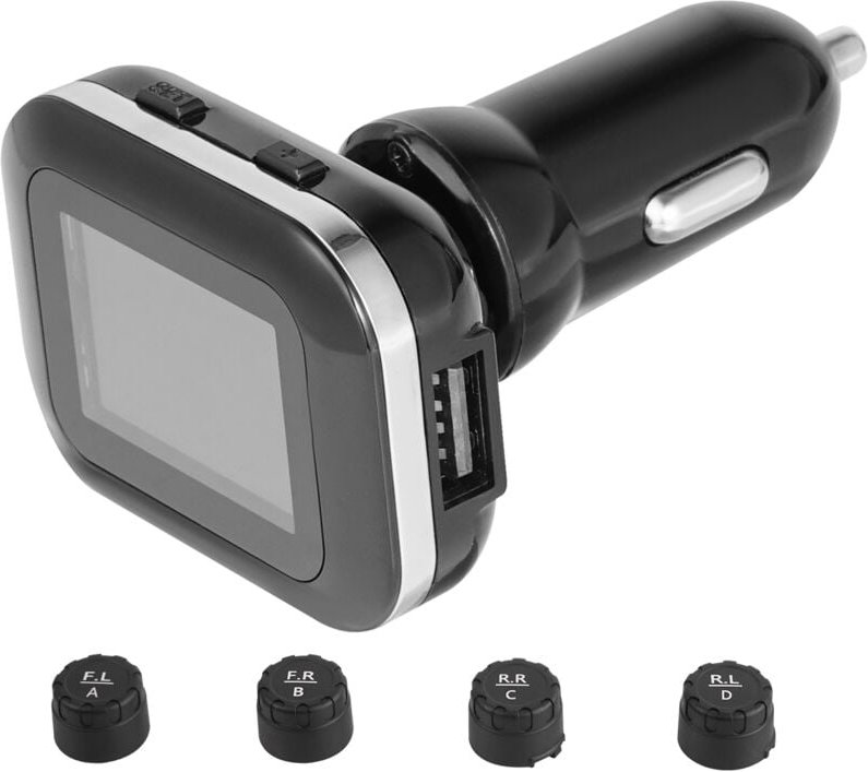 Mophorn RV-Reifendrucküberwachungssystem – 4 Sensoren, 5 Alarme, Echtzeitanzeige, einfache Installation