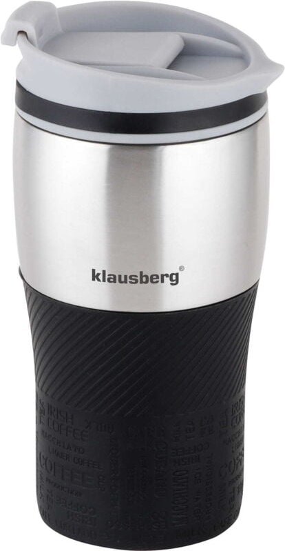 Thermobecher 320ml KLAUSBERG schwarz KB-7625