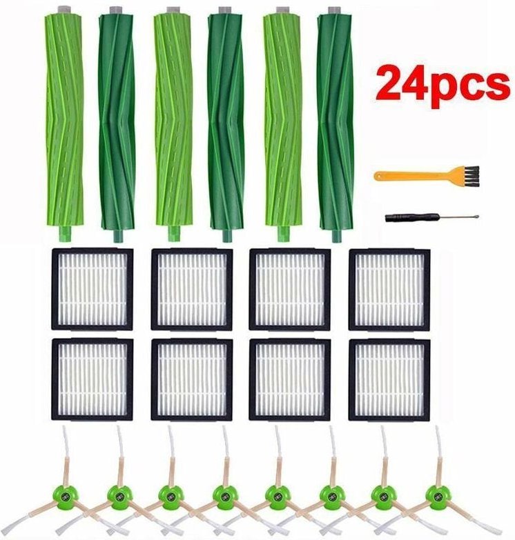 Für iRobot I Serie iRobot i7 E5 E6 Serie Roboter Staubsauger Zubehör 24-Teiliges Set FDC