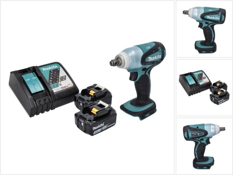 Dtw 251 rm Akku Schlagschrauber 18 v 230 Nm 1/2' + 2x Akku 4,0 Ah + Ladegerät - Makita