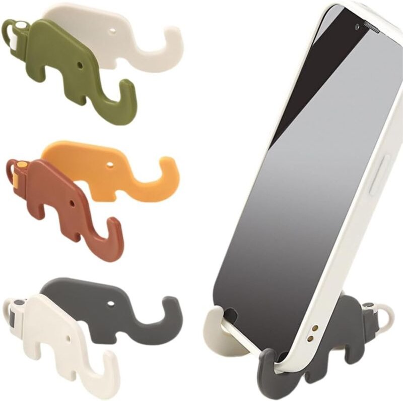 Lntyq 3-teiliger Handyhalter-Tisch, Smartphone-Ständer, Schreibtisch, verstellbarer Telefonhalter, universeller tragbare...