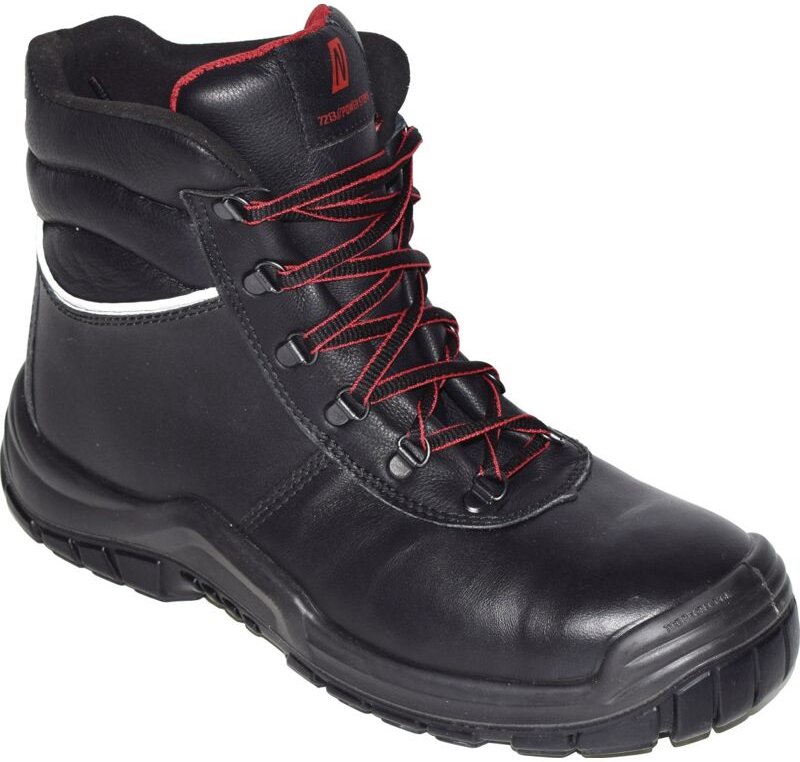 Sicherheitsstiefel POWER STEP MID+ Gr.44 schwarz S3 HRO SRC EN20345 Volleder