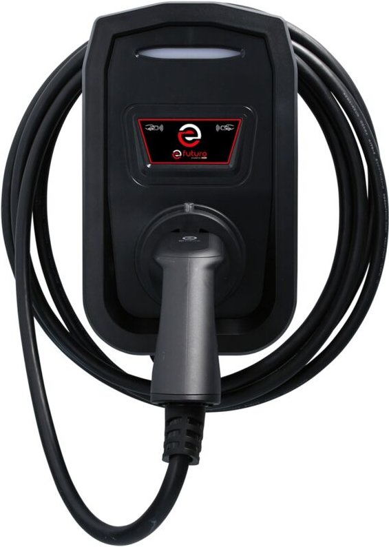 Ks Tools efuturo Wallbox mit Typ 2 Ladekabel, 1 Phase, bis zu 7,4 kW, 32 a, 230 v, Mode 3, mit rfid Zugangskontrolle, oh...