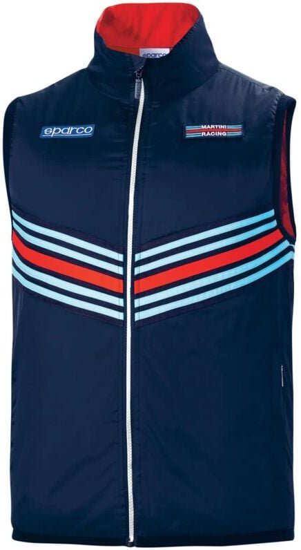 Sparco 01313MRBM Martini Racing Replica Weste, Blau, L