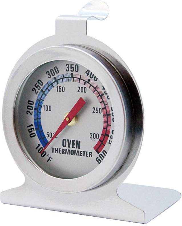 Jalleria - Backofenthermometer, 50300 °c / 100°F600°F, sofort ablesbares analoges Thermometer für Backofen, Grill, Fritt...