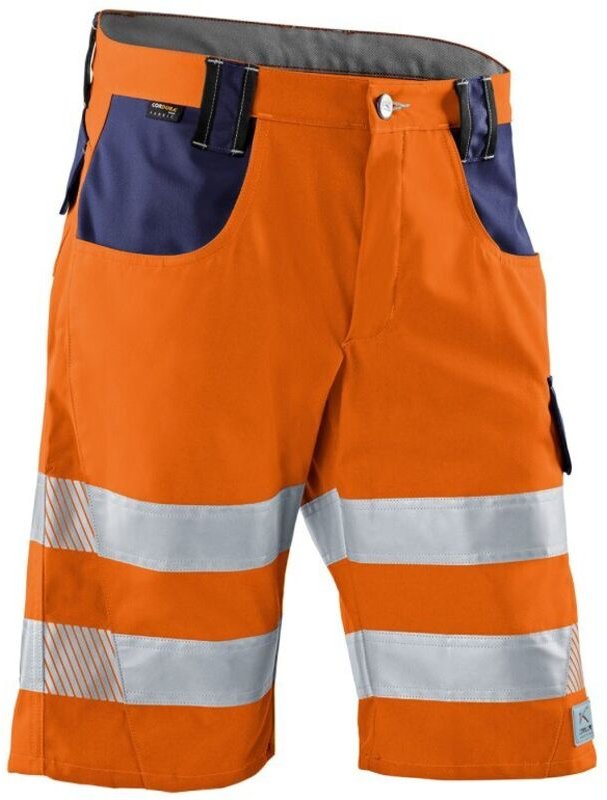 Kübler Workwear - Kübler Shorts reflectiq psa 2 warnorange/dunkelblau Gr. 52