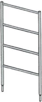 Altrad-Leiter 2 M Verzinkt 4 Sprossen Vito 49 - J00071