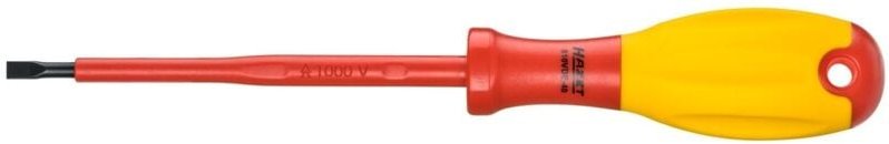 Elektriker-Schraubendreher vde 810VDE-40 Schlitz Profil 0.8 4 190 - Hazet