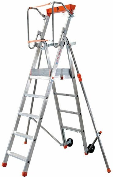 Thumbnail - Echelle Direct - Stehleiter 5 Stufen - Maximale Arbeitshöhe 3.31m - PLT05