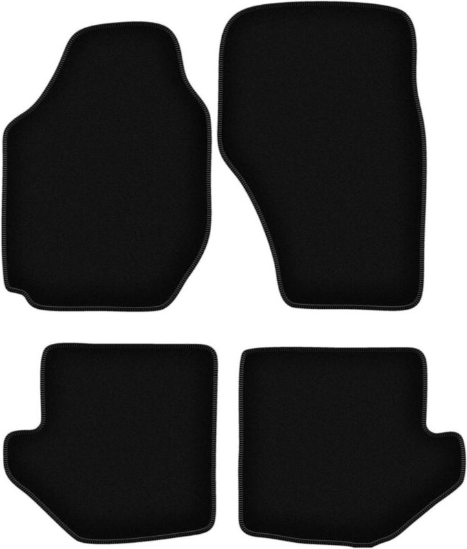 BASIC schwarze Veloursmatten für: Toyota RAV4 I SUV (1994-2000)