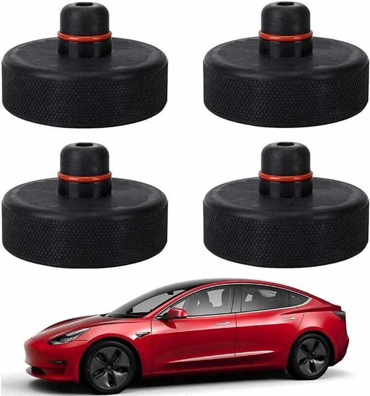 Thumbnail - Shining House - Gummi-Wagenheber für Tesla Model 3, Gummi-Block-Pad-Kissen, rutschfeste Gummi-Wagenhebermatte, für Model...